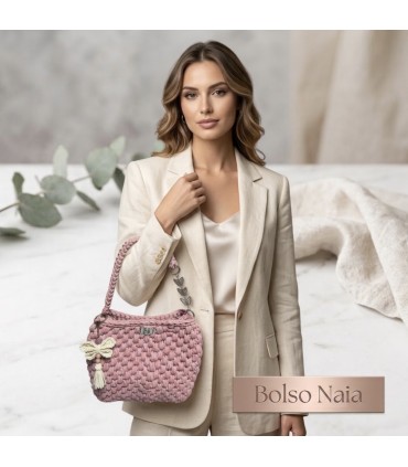 Bolso Naia – Bolso de Trapillo Artesanal Hecho a Mano