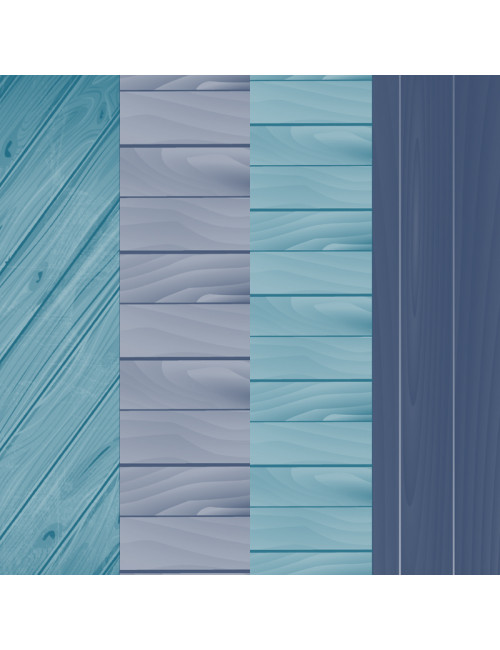 Fondos "Madera Azul Océano y Vaquero"