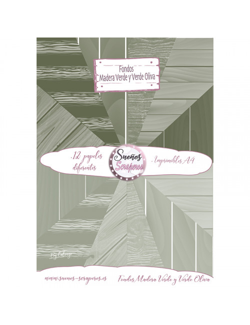Fondos "Madera Verde y Verde Oliva"