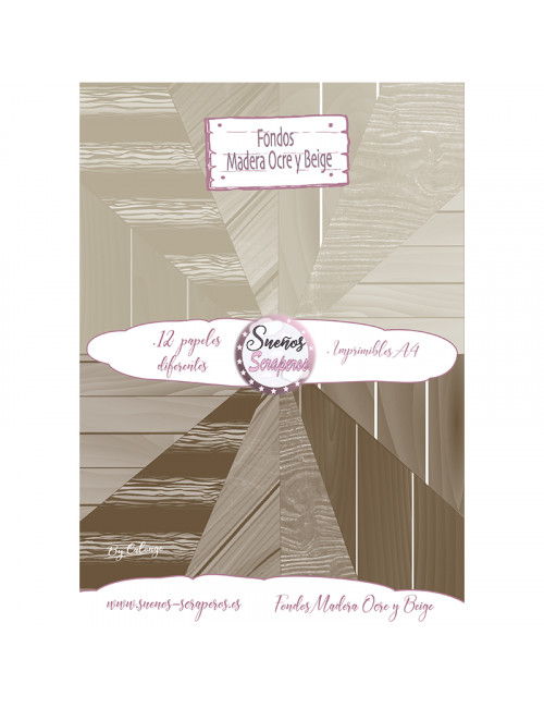 Fondos "Madera Ocre y Beige"