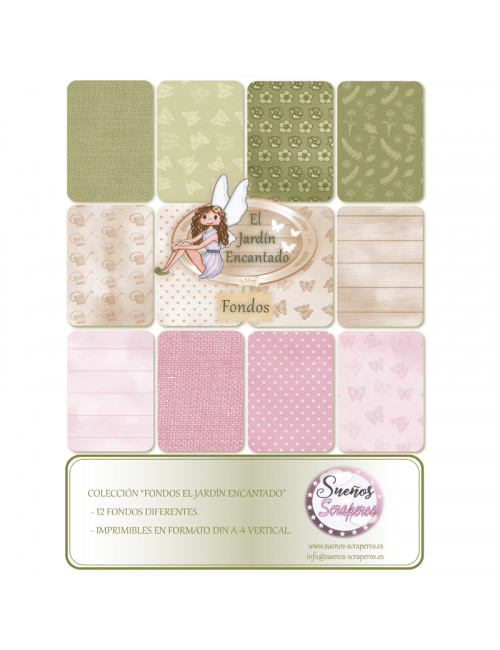 Fondos "El Jardín Encantado" VERTICAL