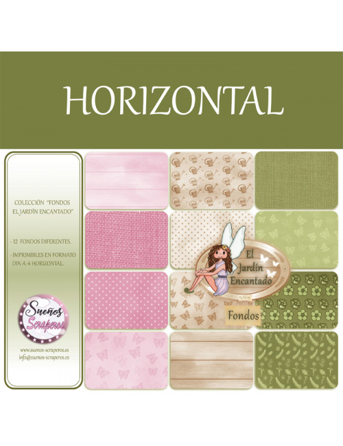 Fondos "El Jardín Encantado" HORIZONTAL