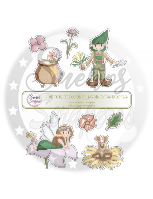 Die cuts  "El Jardín Encantado"