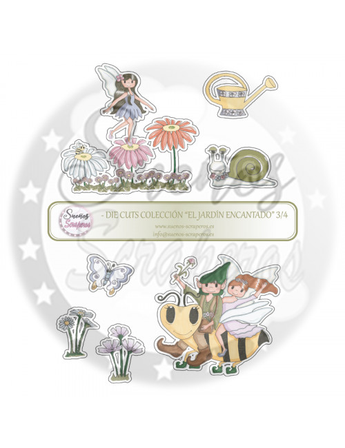 Die cuts  "El Jardín Encantado"