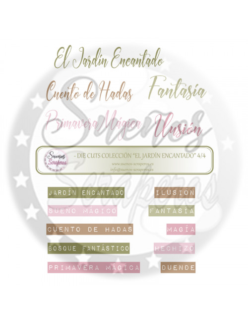 Die cuts  "El Jardín Encantado"