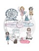 Die cuts "Amigas"